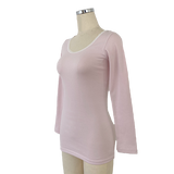 コットンレーヨンあったかインナー ロングスリーブ