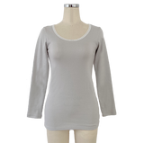 コットンレーヨンあったかインナー ロングスリーブ